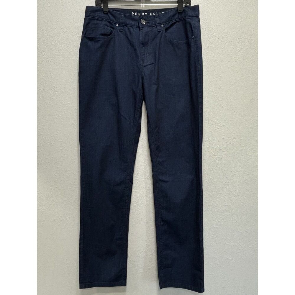 Perry Ellis Womens Denim Straight Leg Jeans Size 32X32